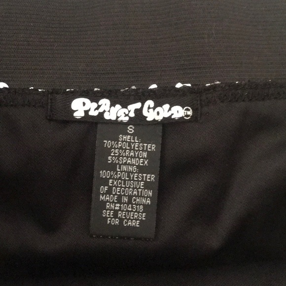 NWT planet gold mini skirt - Picture 2 of 3